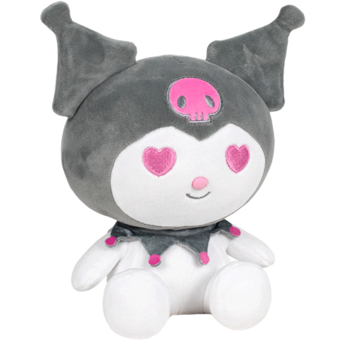 Oktató játékok - Jucarie din plus Hello Kitty Kuromi, Gri, 15 cm