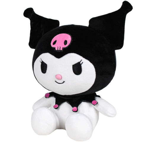 Oktató játékok - Jucarie din plus Hello Kitty Kuromi, Negru, 22 cm