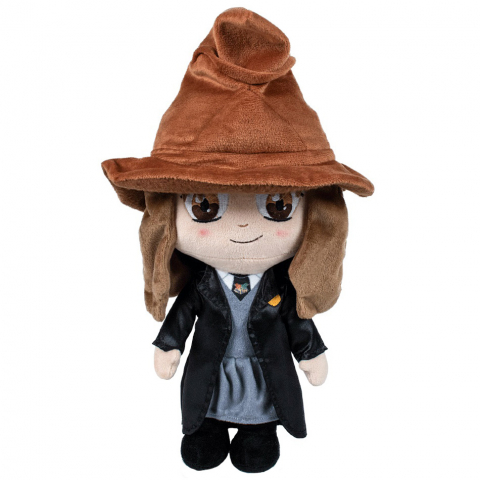 Jucarii 0-1 ani - Jucarie din plus Hermione 1st year cu palarie, Harry Potter, 28 cm