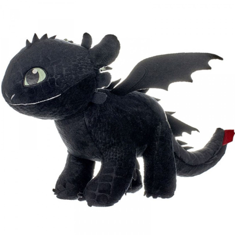Jucarii 0-1 ani - Jucarie din plus, How To Train Your Dragon, Toothless aripi fosforescente 40 cm