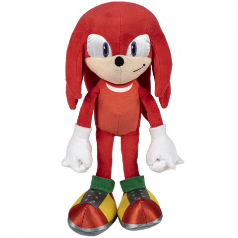 Jucarii 0-1 ani - Jucarie din plus Knuckles Modern, Sonic Hedgehog, 29 cm