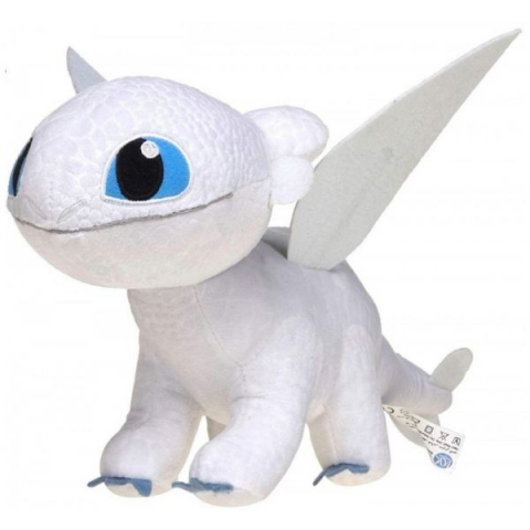 Jucarii 0-1 ani - Jucarie din plus Light Fury, Dragons, 40 cm