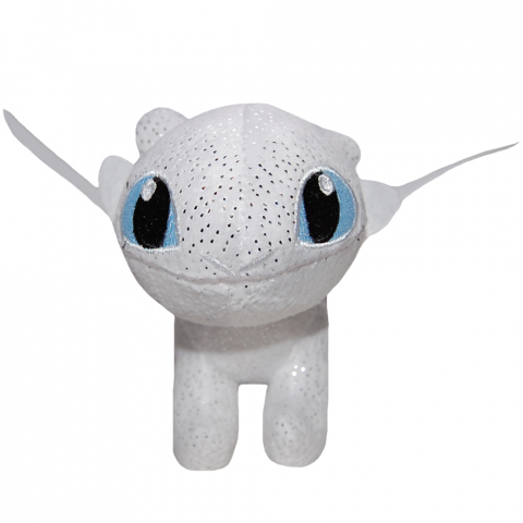 Jucarie din plus Light Fury Sparkle, Dragons, 28 cm [1]