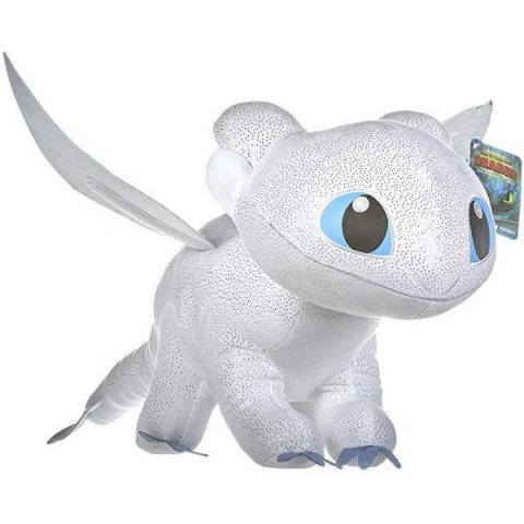 Play by Play-Jucarie din plus Light Fury Sparkle, Dragons, 40 cm [1]