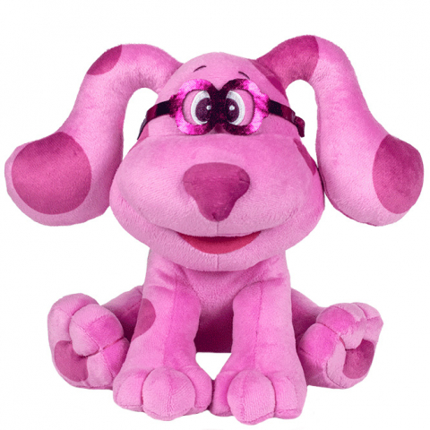 Jucarii 0-1 ani - Jucarie din plus Magenta, Ghicitorile lui Blue si Tu!, 23 cm