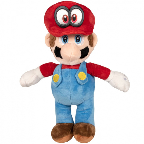 Jucarii 0-1 ani - Jucarie din plus Mario Cappy Hat, Super Mario, 36 cm