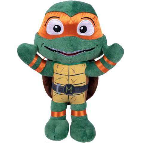 Jucarii 0-1 ani - Jucarie din plus Michelangelo, TMNT, 20 cm
