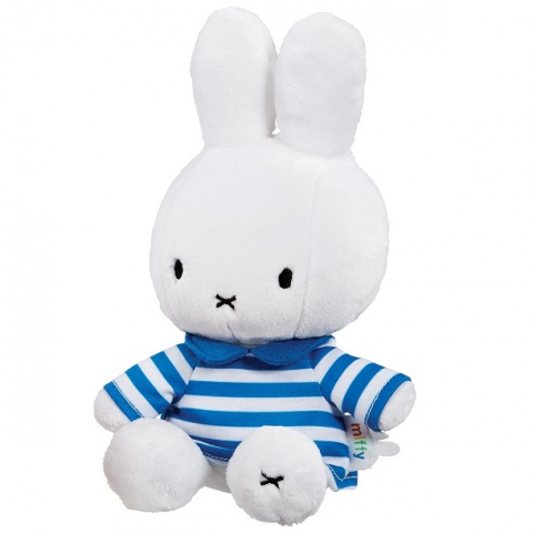 Játékok 1-3 éveseknek - Jucarie din plus Miffy Blue, 22 cm
