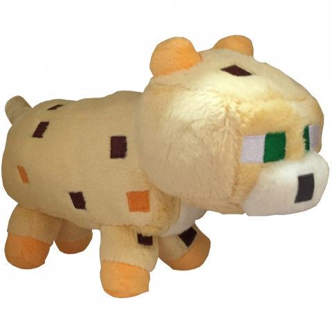 Jucarii 0-1 ani - Play by Play-Jucarie din plus Ocelot, Minecraft, 24 cm