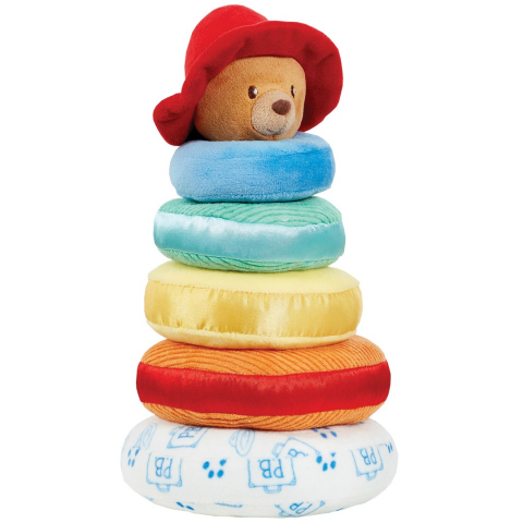 Jucarii 1-3 ani - Rainbow Designs-Jucarie din plus pentru dezvoltare senzoriala, Ursuletul Paddington, 24 cm