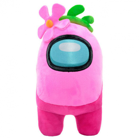 Jucarii 0-1 ani - Jucarie din plus Pink, Among Us, 25 cm