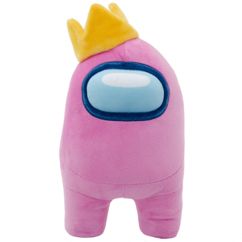 Jucarii 0-1 ani - Jucarie din plus Pink, Among Us, 28 cm