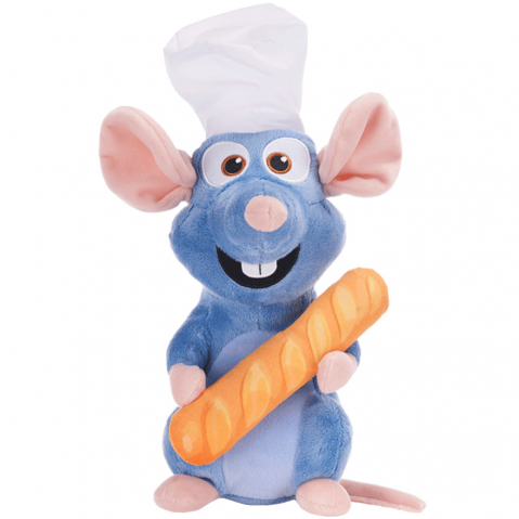 Jucarii 0-1 ani - Jucarie din plus Remy cu bagheta, Ratatouille, 25 cm