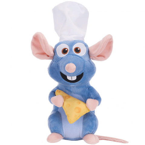 Jucarii 0-1 ani - Jucarie din plus Remy cu cascaval, Ratatouille, 25 cm