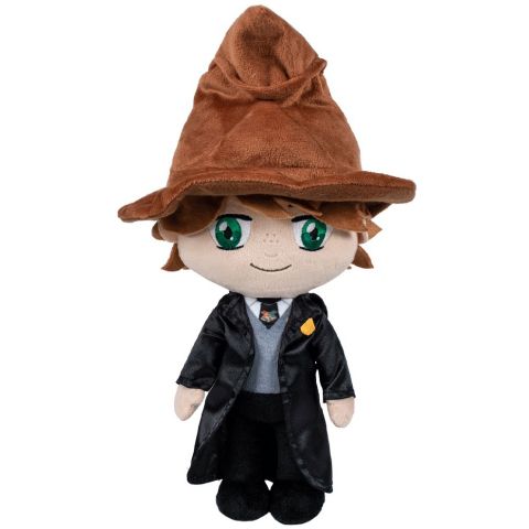 Jucarii 0-1 ani - Jucarie din plus Ron Weasley 1st year cu palarie, Harry Potter, 30 cm