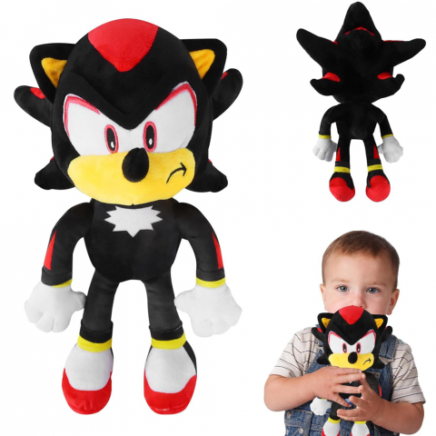 Play by Play-Jucarie din plus Shadow, Sonic Hedgehog, 30 cm [1]