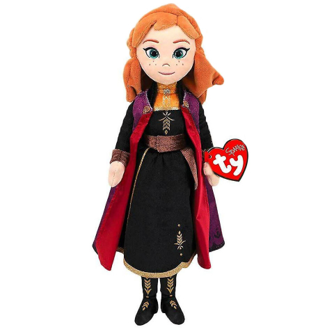 Jucarii 0-1 ani - Jucarie din plus si material textil cu sunete Anna, Frozen II, 38 cm