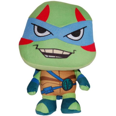 Jucarii 0-1 ani - Play by Play-Jucarie din plus si material textil Leonardo, TMNT, 27 cm
