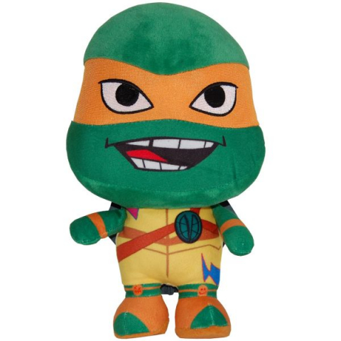 Jucarii 0-1 ani - Play by Play-Jucarie din plus si material textil Michelangelo, TMNT, 27 cm