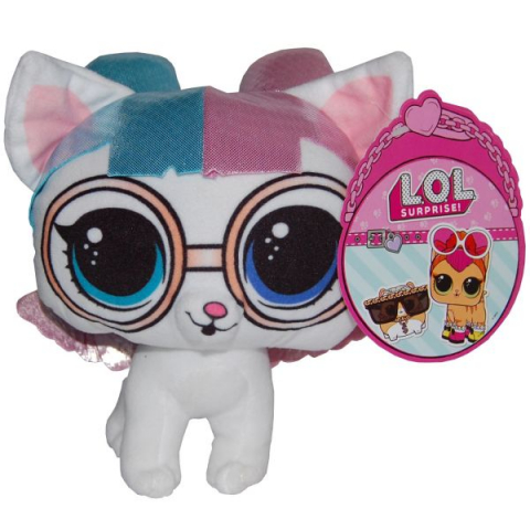 Jucarii 0-1 ani - Play by Play-Jucarie din plus si material textil Sugar Pup, L.O.L. Surprise! Pets, 17 cm