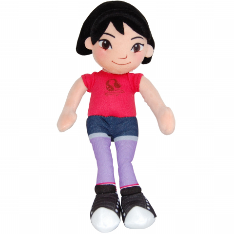 Jucarii 1-3 ani - Rainbow Designs-Jucarie din plus si material textil Yi, Abominable, 22 cm