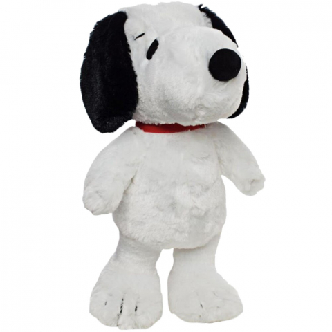 Jucarii 0-1 ani - Jucarie din plus Snoopy cu zgarda rosie, 42 cm