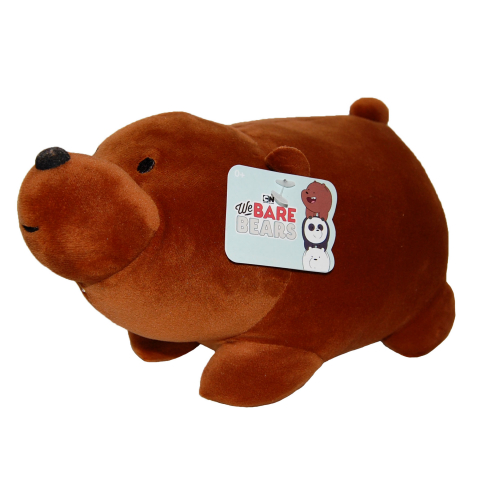 Jucarii 0-1 ani - Jucarie din plus spandex Grizzly Alert, We Bare Bears, 26 cm