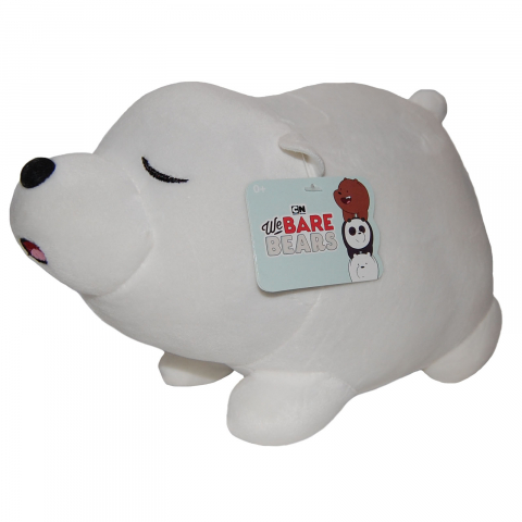 Jucarii 0-1 ani - Play by Play-Jucarie din plus spandex Ice Bear Sleepy, We Bare Bears, 26 cm