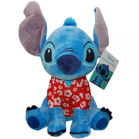 Jucarii 0-1 ani - Jucarie din plus Stitch Hawaii, Lilo & Stitch, 28 cm