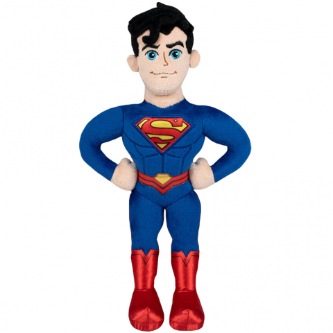 Jucarii 0-1 ani - Jucarie din plus Superman Young fara pelerina, DC Comics, 32 cm