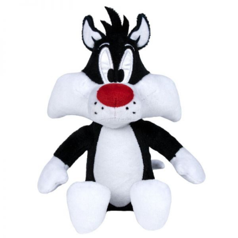Jucarii 0-1 ani - Jucarie din plus Sylvester sitting, Looney Tunes, 16 cm