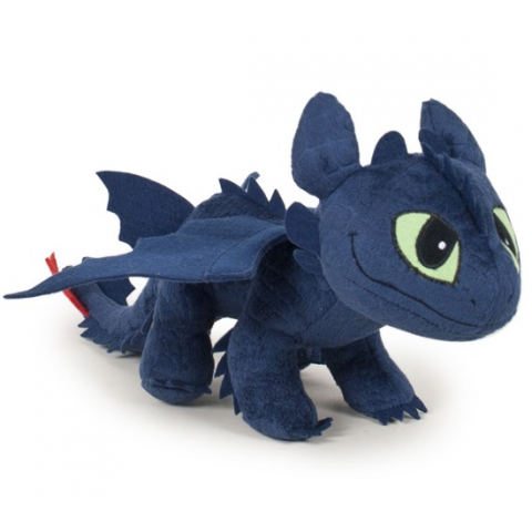 Jucarii 0-1 ani - Jucarie din plus Toothless, Dragons, 26 cm