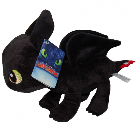 Jucarii 0-1 ani - Jucarie din plus Toothless soft, Dragons, 30 cm