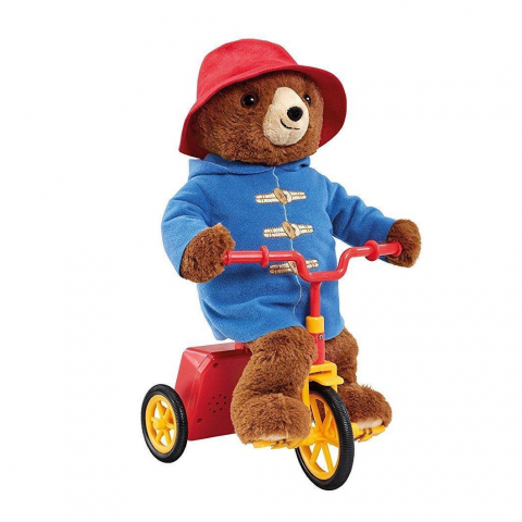 Játékok 1-3 éveseknek - Jucarie din plus Ursuletul Paddington pe bicicleta, 33 cm