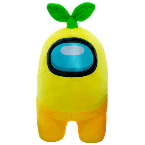 Jucarii 0-1 ani - Play by Play-Jucarie din plus Yellow, Among Us, 25 cm