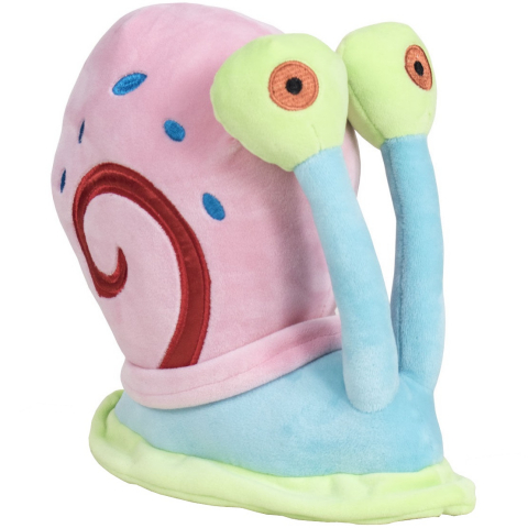 Jucarii 0-1 ani - Jucarie din spandex Gary, SpongeBob, 24 cm