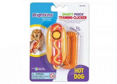 Brightkins-Jucarie dresaj caini - Clicker Hot dog [1]