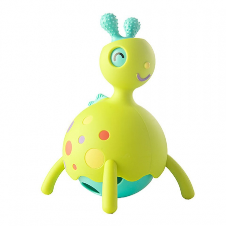 Jucarii educative - Fat Brain Toys-Jucarie educativa pentru bebelusi Rollobie Green