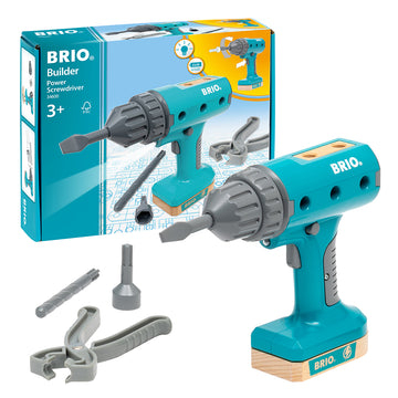 Jucarii 3-5 ani - BRIO-Jucarie electronica - bormasina cu accesorii BRIO, 3+ ani