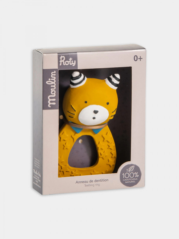 Jucarii educative<Jucarii bebelusi<Jucarii dentitie - Moulin Roty-Jucarie gingivala Pisica Lulu, Moulin Roty