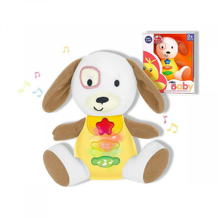Cadouri botez - Reig Musicales-Jucarie interactiva bebe cu sunete si lumini 15 cm- Catel