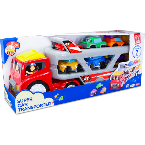 Oktató játékok - Jucarie interactiva - Camion cu platforma auto