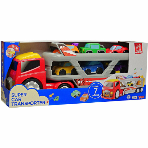 Jucarie interactiva - Camion cu platforma auto [6]