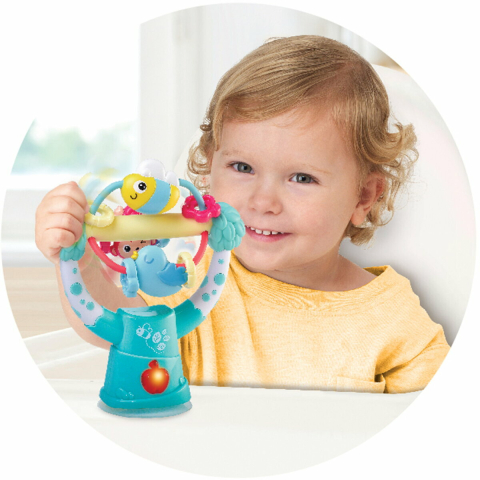 Promotii - Little Learner-Jucarie interactiva cu ventuza - Invarte si descopera