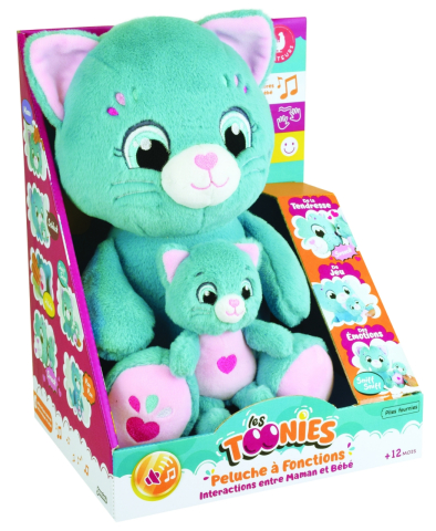 Jucarie Interactiva Jemini Cu 6 Functii-Mama Si Puiul Pisica [5]