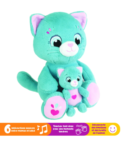 Jucarie Interactiva Jemini Cu 6 Functii-Mama Si Puiul Pisica [3]