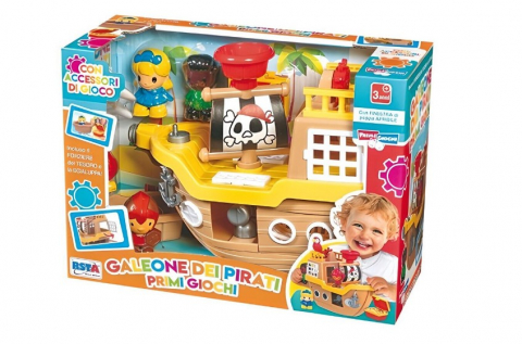 Jucarie-interactiva-si-distractiva-pentru-bebelusi,-Corabia-Piratilor-cu-3-figurine-incluse,-cufar-cu-comoara,-barcuta-de-tras,-ancora,-turn-de-control,-usi-care-se-deschid-RS-Toys