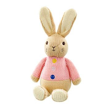 Jucarii 1-3 ani - Rainbow Designs-Jucarie Made with Love Flopsy Rabbit, 30 cm