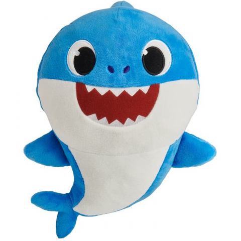 Jucarii 0-1 ani - Jucarie muzicala din plus Daddy Shark, Baby Shark, 35 cm