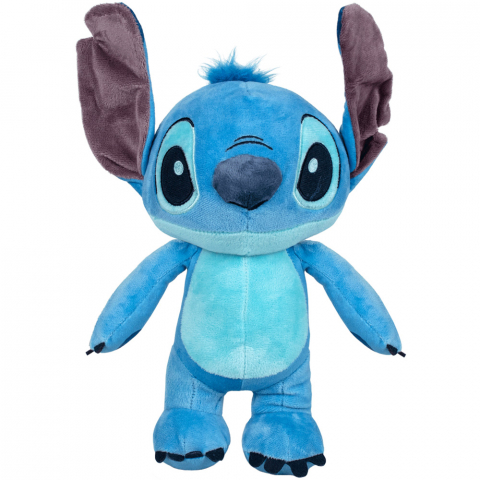 Jucarii 0-1 ani - Jucarie muzicala din plus Stitch in picioare, Lilo & Stitch, 26 cm